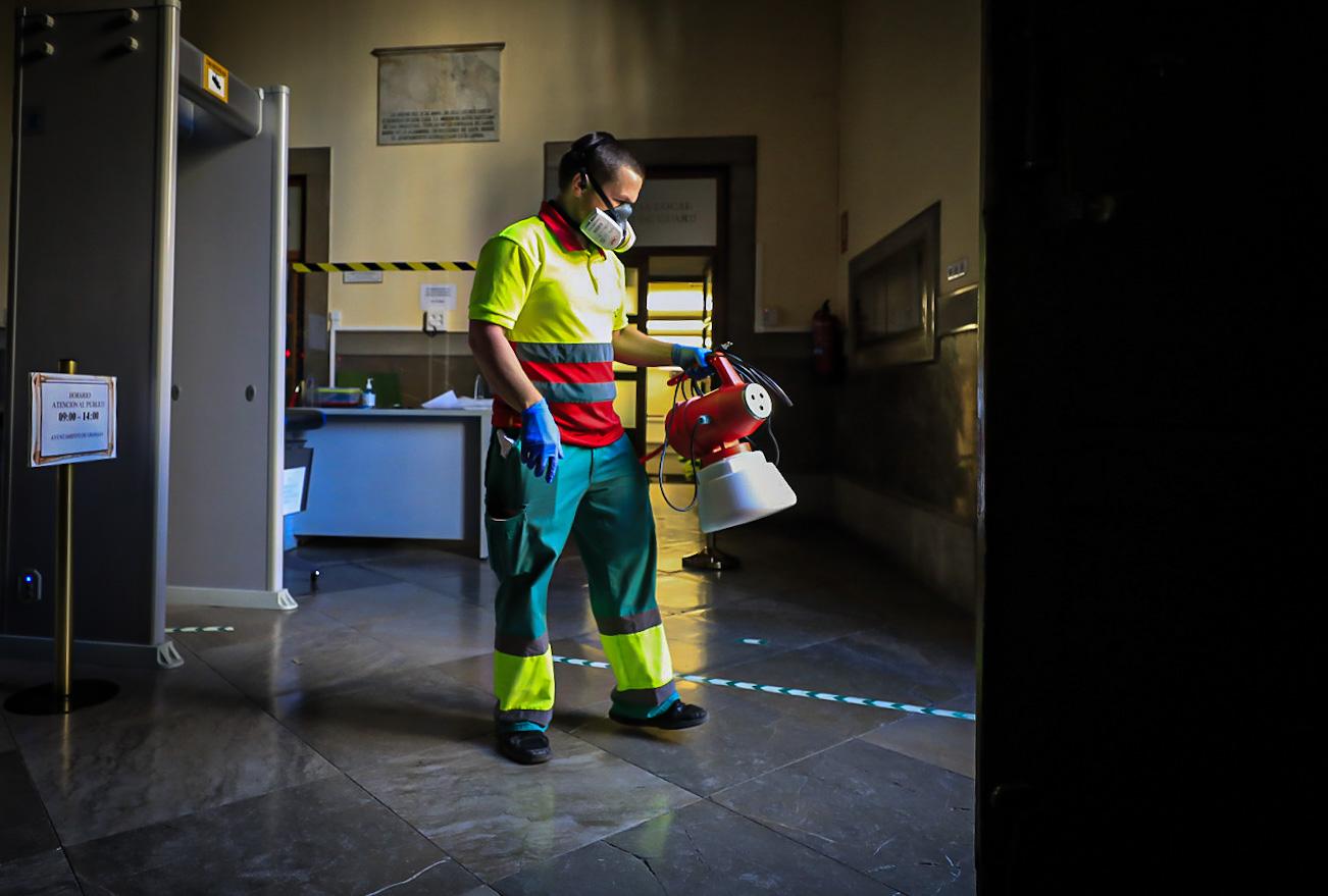 La casa consistorial de la Plaza del Carmen permanecerá cerrada al menos 24 horas