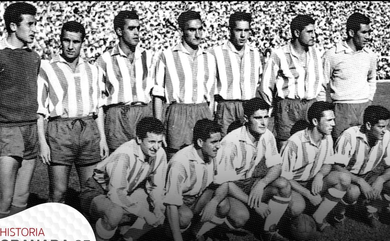 Once del Granada en 1957. 