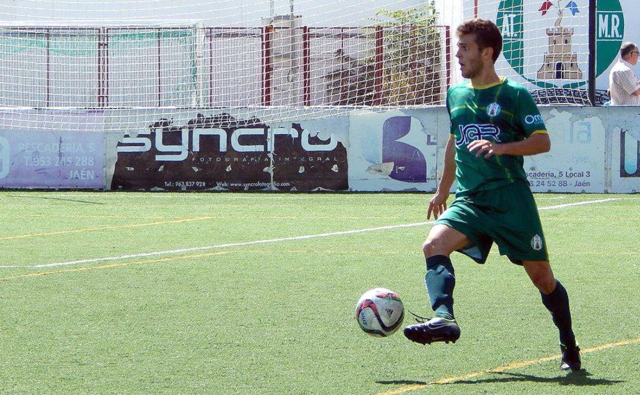 Juanlu durante una jugada. 