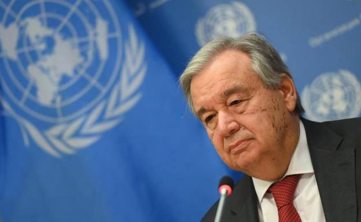 El secretario general de Naciones Unidas, António Guterres