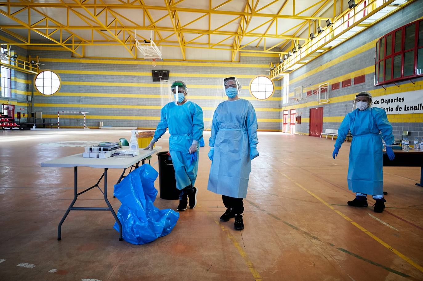 Un millar de vecinos de Alfacar, Zafarraya e Iznalloz participarán en el testeo de contagios