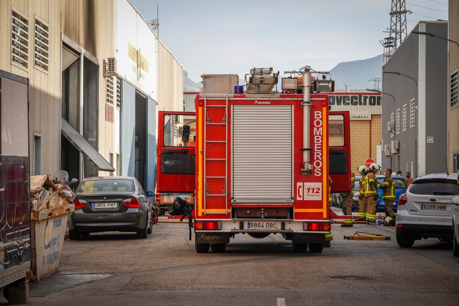 El suceso ha tenido lugar minutos antes de las 09.15 hor