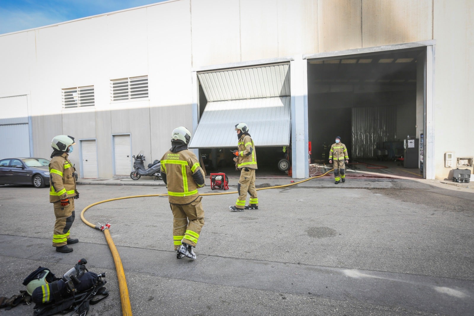 El suceso ha tenido lugar minutos antes de las 09.15 hor