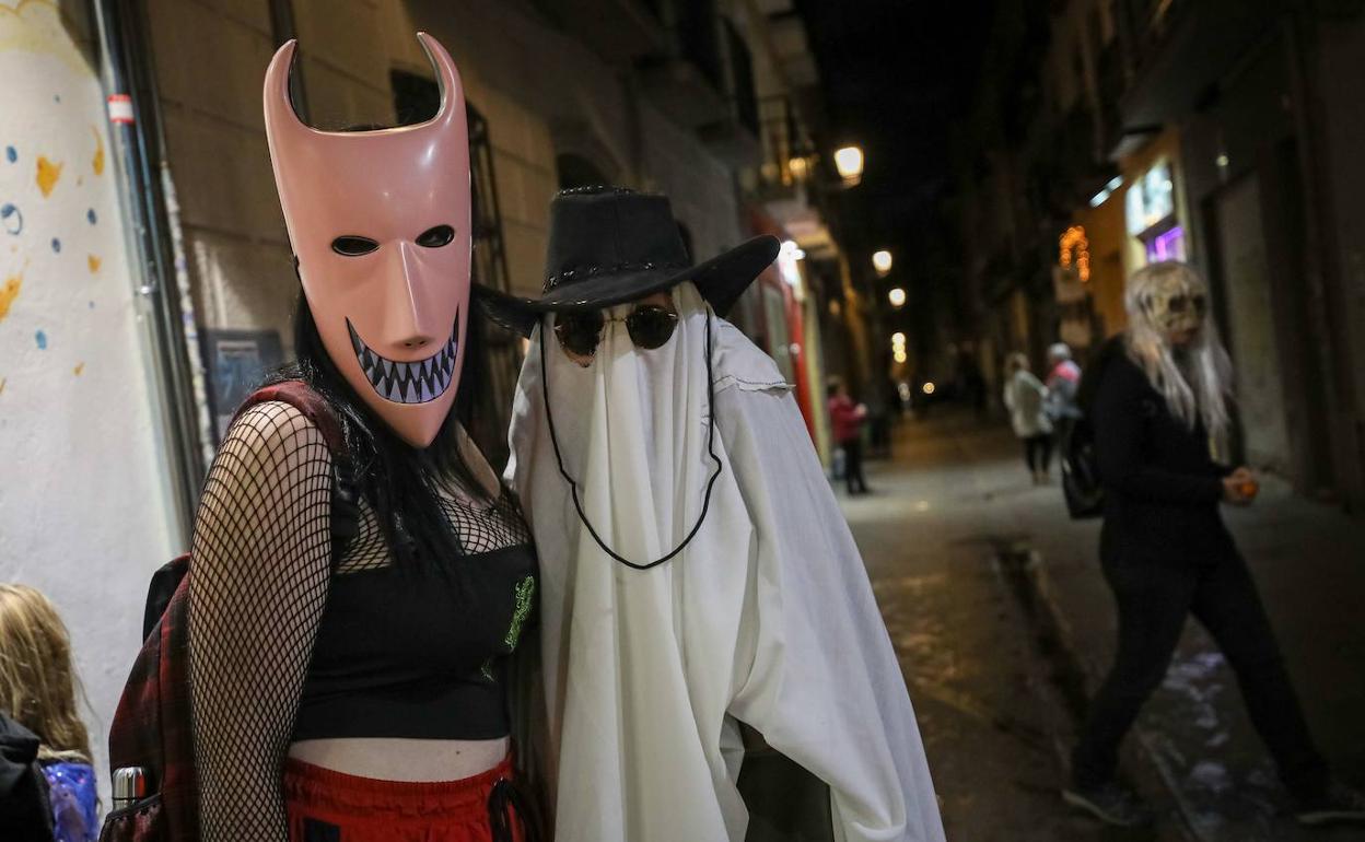 Celebración en Granada de Halloween el pasado año 2019.