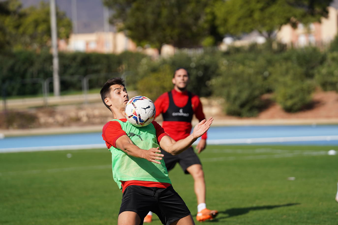 Enbtrenamiento del equipo rojiblanco este lunes