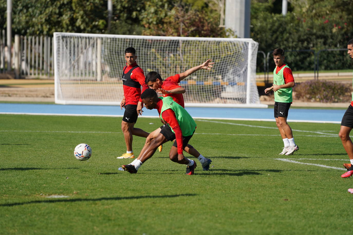 Enbtrenamiento del equipo rojiblanco este lunes