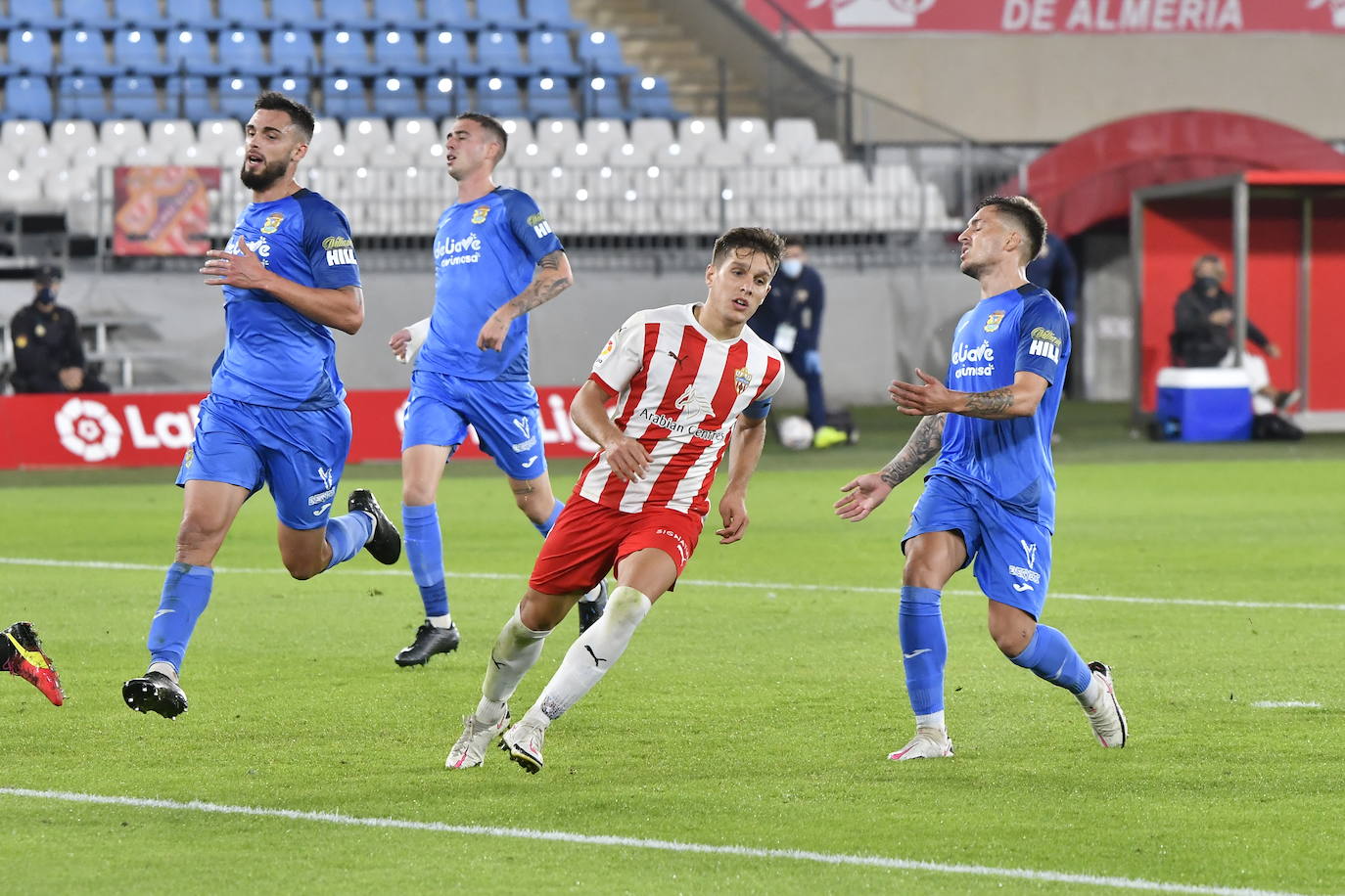 Corpas abrió el marcador ante el Fuenlabrada, al que le hizo tres goles. 