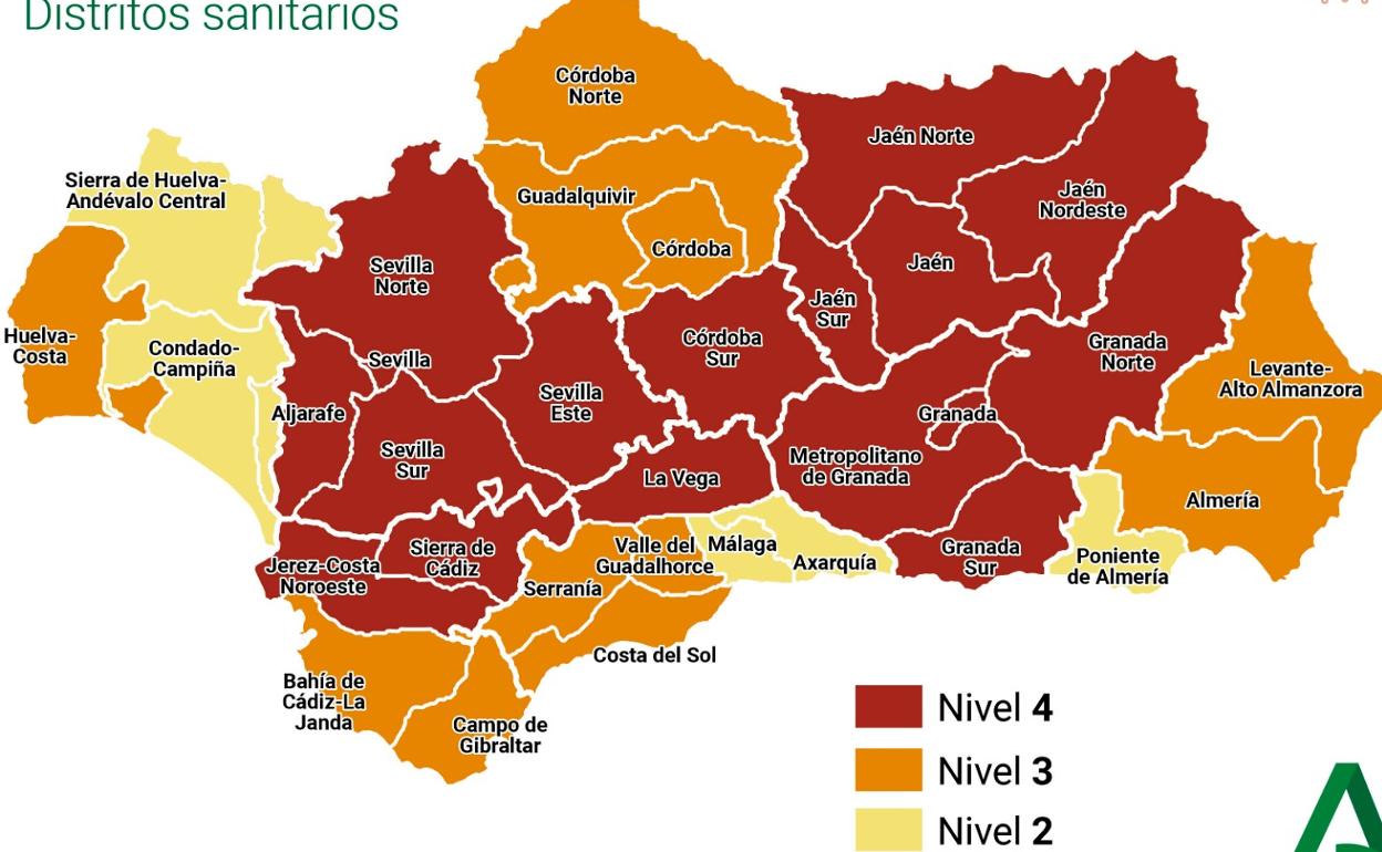 Nuevas restricciones en Andalucía | Medidas en cada distrito sanitario andaluz por el coronavirus