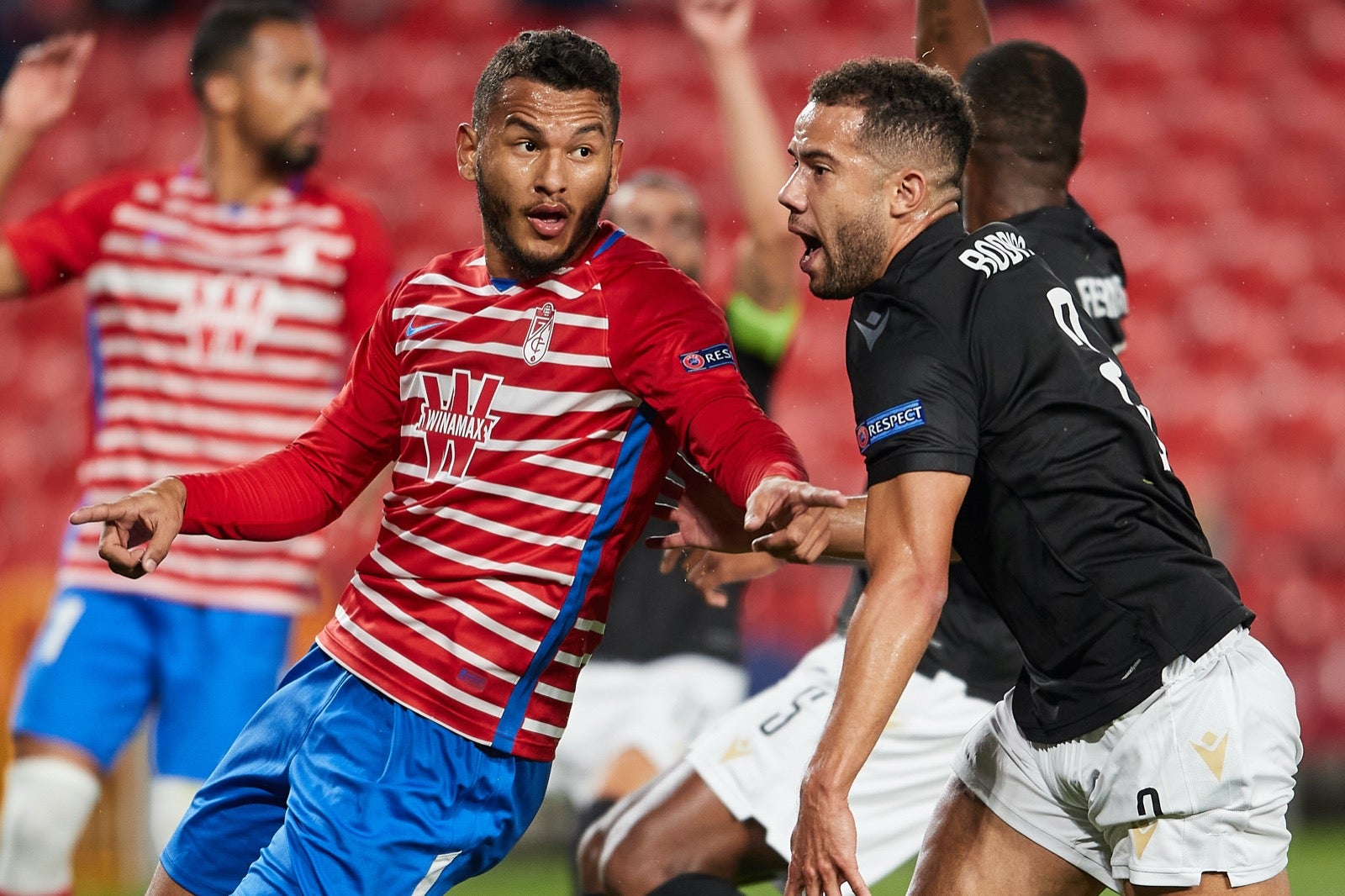 El conjunto rojiblanco se ha estrenado en Europa League en Los Cármenes