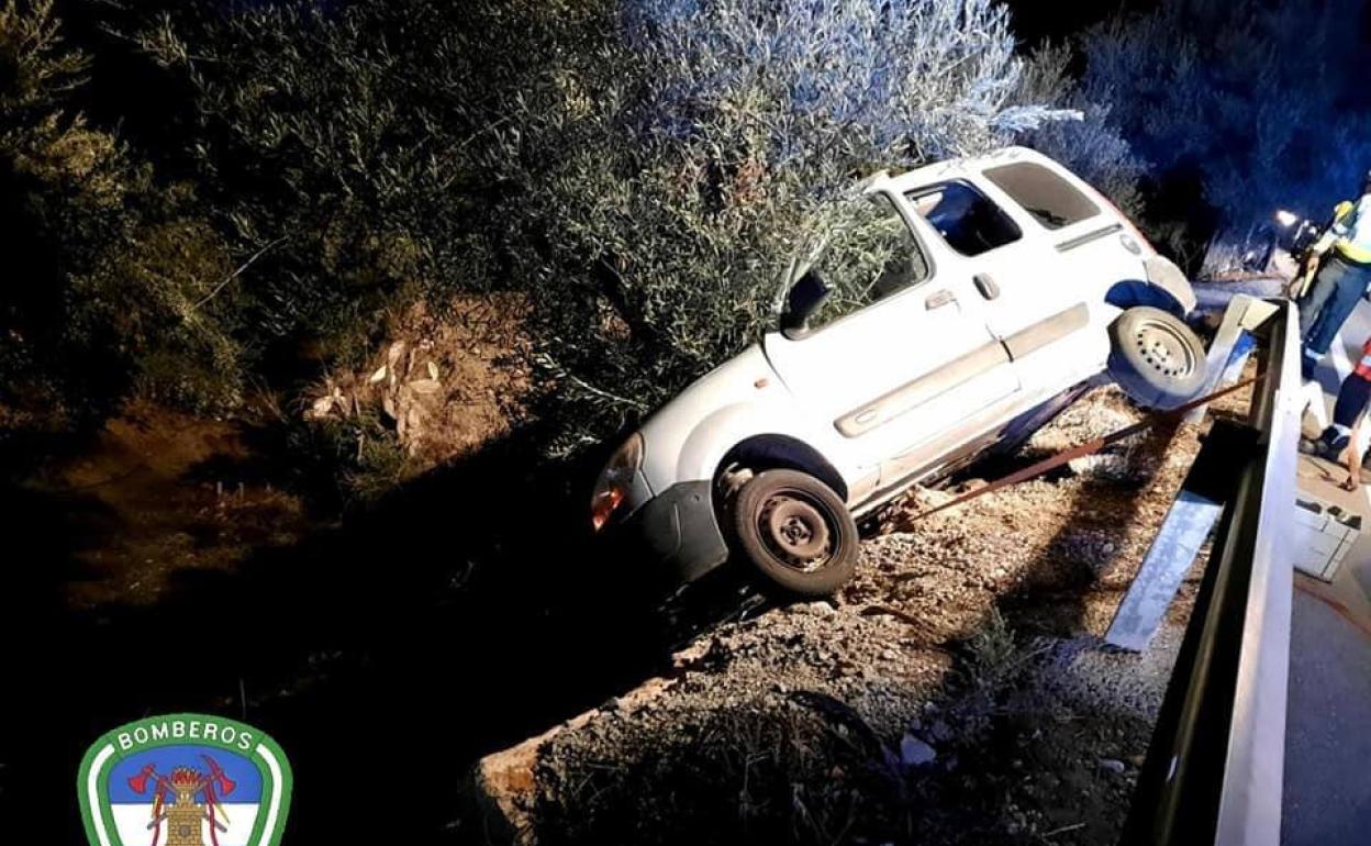 Así quedó el vehículo accidentado.