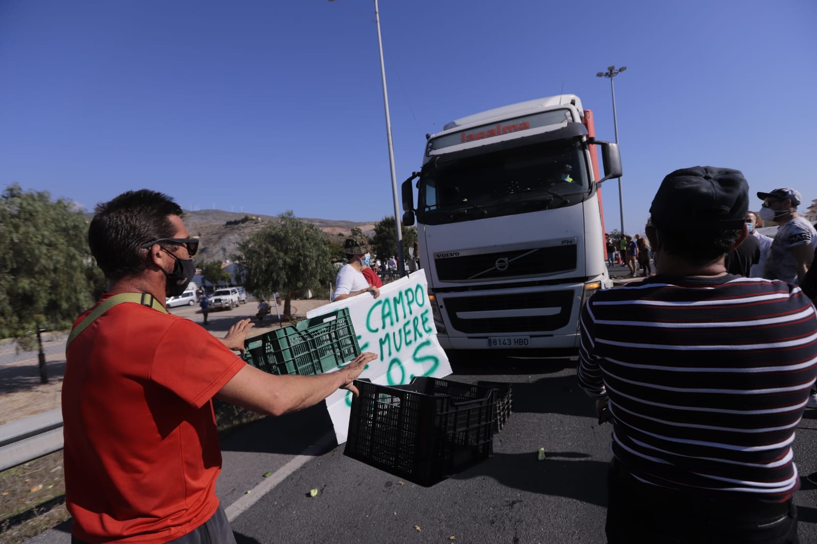 Se quejan de que les compran el kilo a diez céntimos, cuando a ellos les cuesta producirlo entre 35 y 40