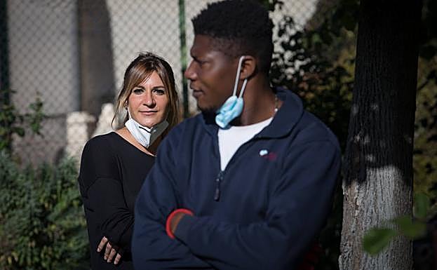 Cristina Enamorado ha sido la educadora de Kwabena. 