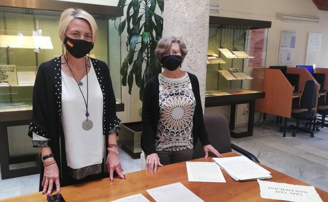 Un informe de 1924 sobre el maestro de Urrácal, 'Documento del mes' en el Archivo Provincial