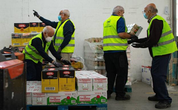 La Gran Recogida virtual de alimentos flojea y deja al Banco solidario con menos recursos en plena crisis sanitaria