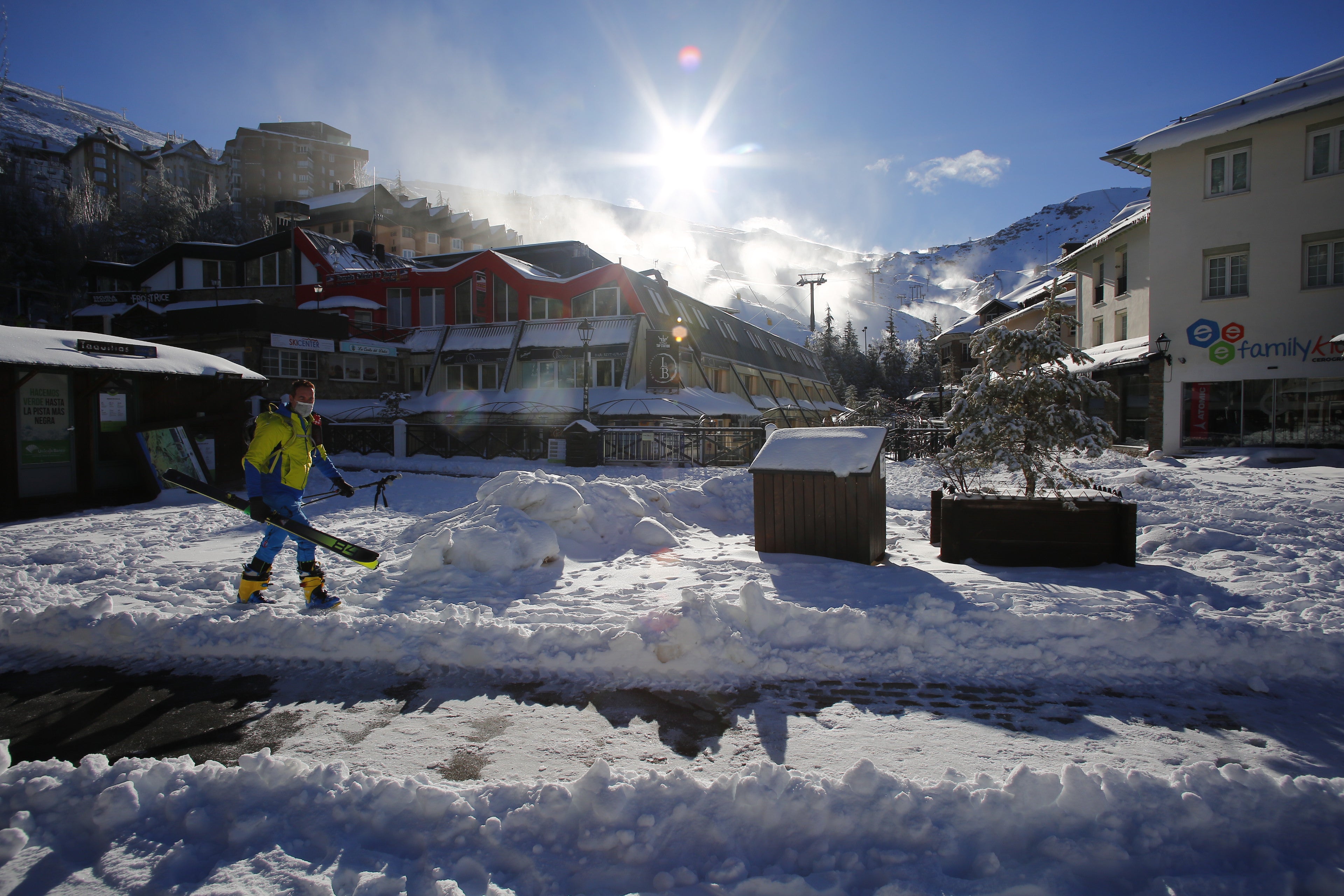 Fotos: Así amanece Sierra Nevada tras las últimas nevadas