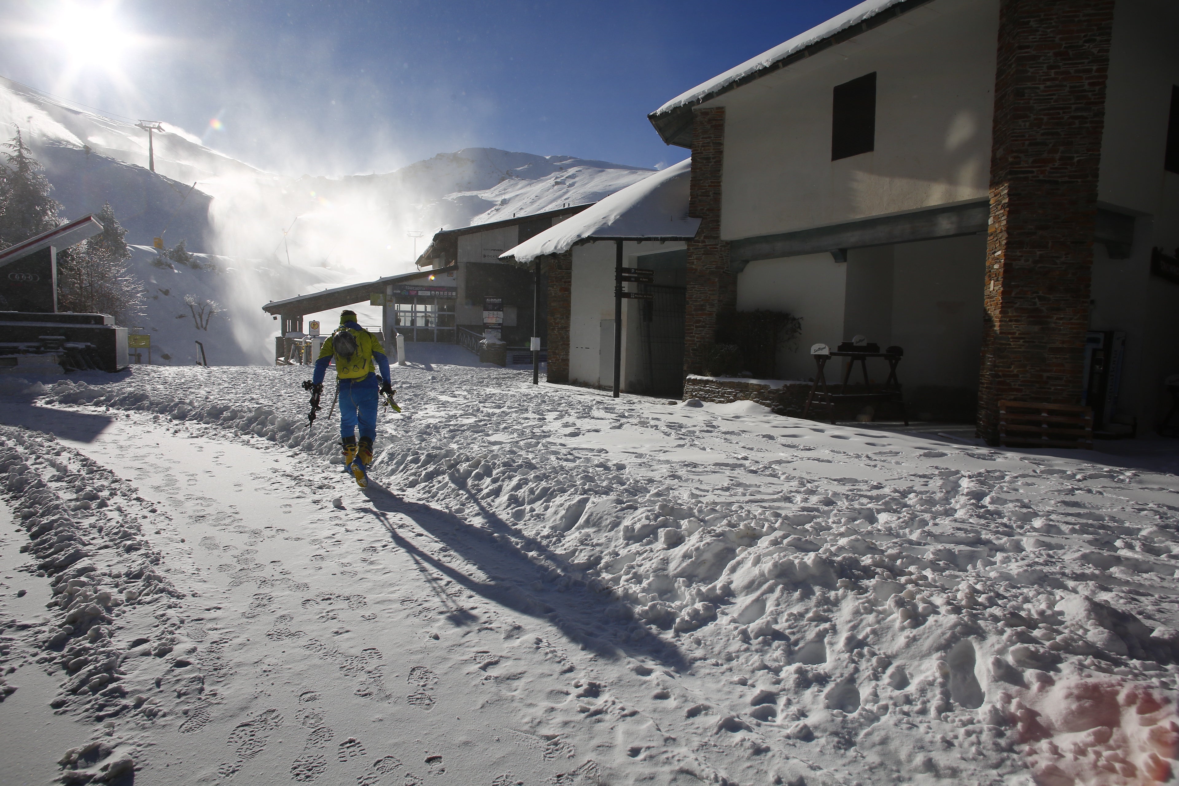 Fotos: Así amanece Sierra Nevada tras las últimas nevadas