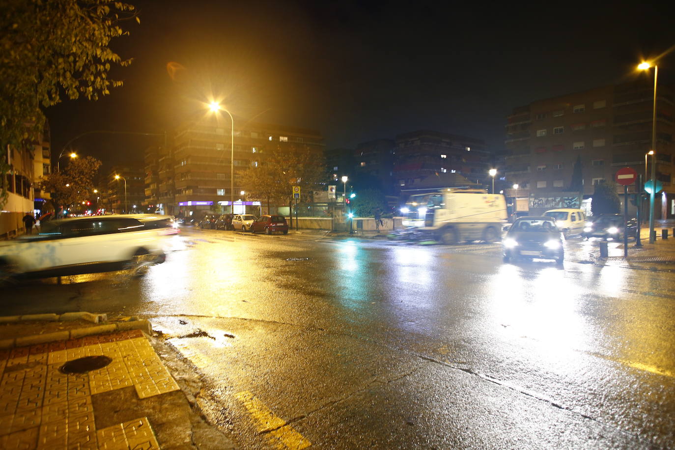 Calle Arabial, donde sucedió la colisión el año pasado. 