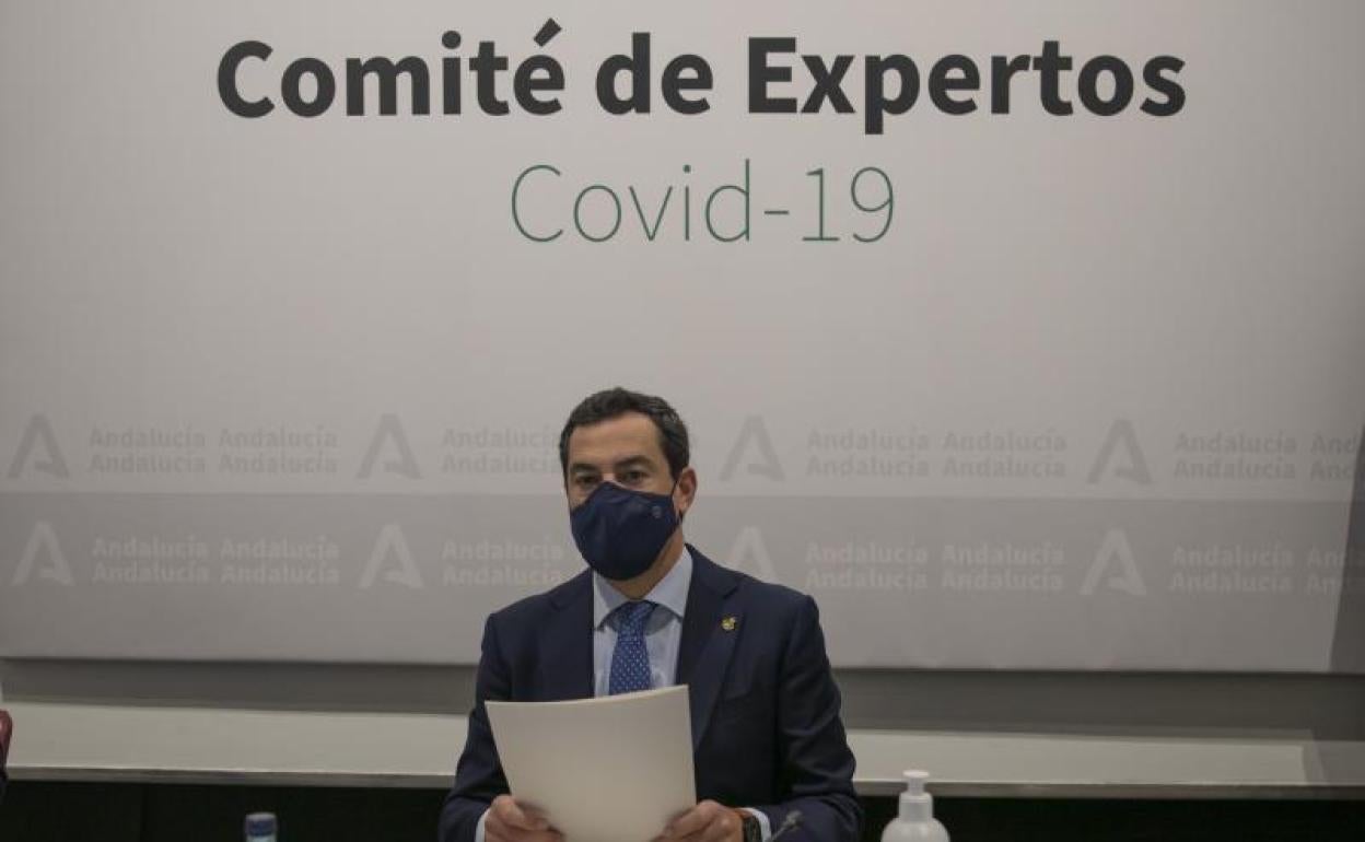 Moreno avisa a los andaluces que vayan a desplazarse fuera de su municipio