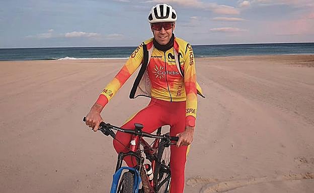 Valero, en una concentración con la Selección Española. 