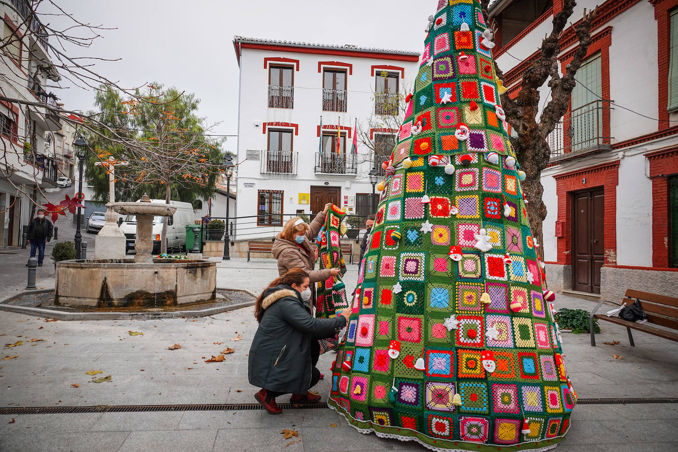 Fotos: Así es el belén repartido por las casas de Víznar