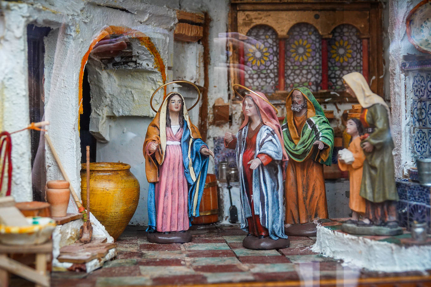 Fotos: Así es el belén repartido por las casas de Víznar