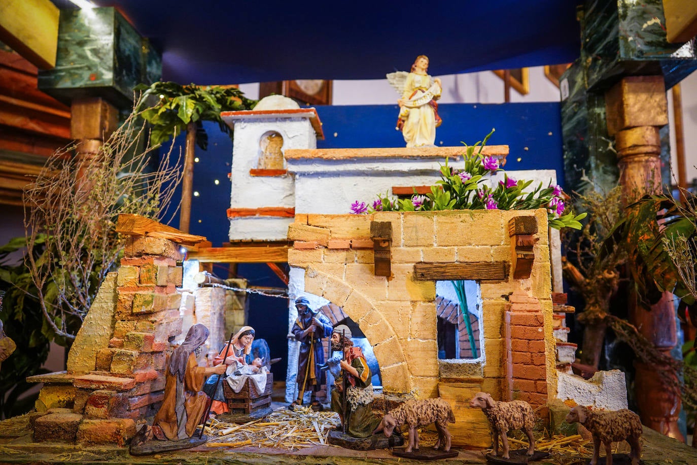 Fotos: Así es el belén repartido por las casas de Víznar