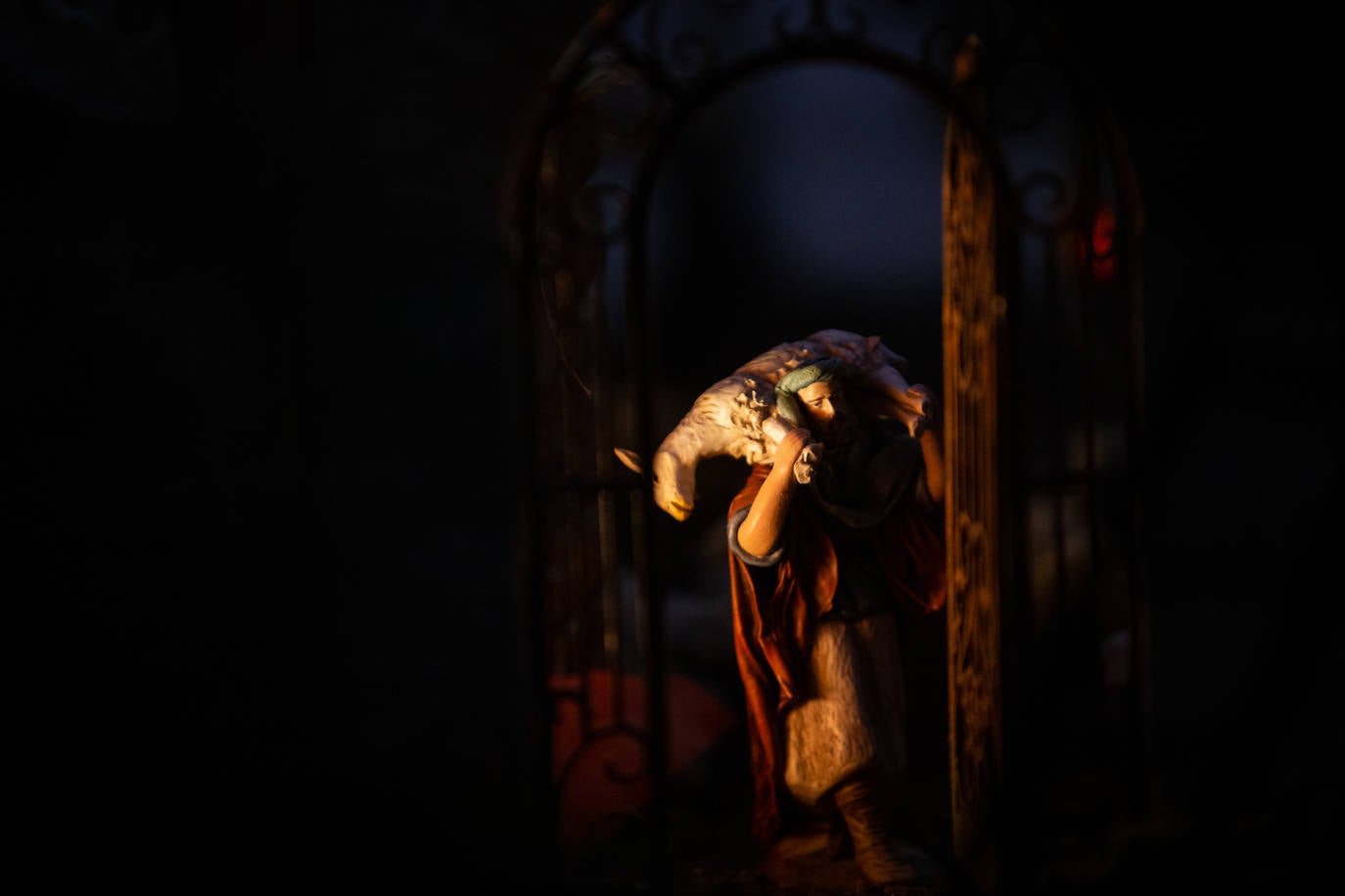 Uno de los tres palacios del belén de la Federación de Caseteros. 