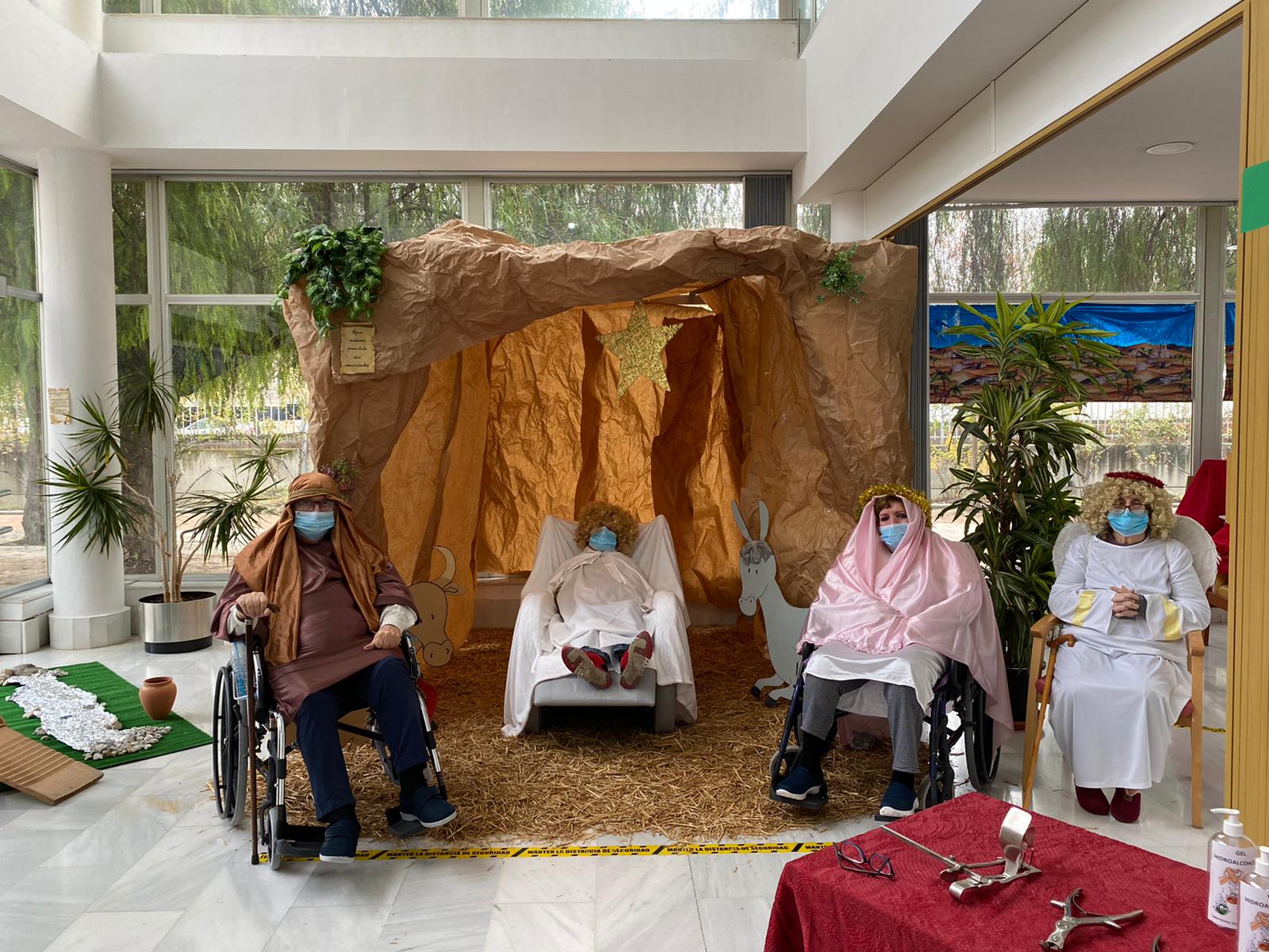 El belén viviente de la Residencia María Zayas de Belicena. 