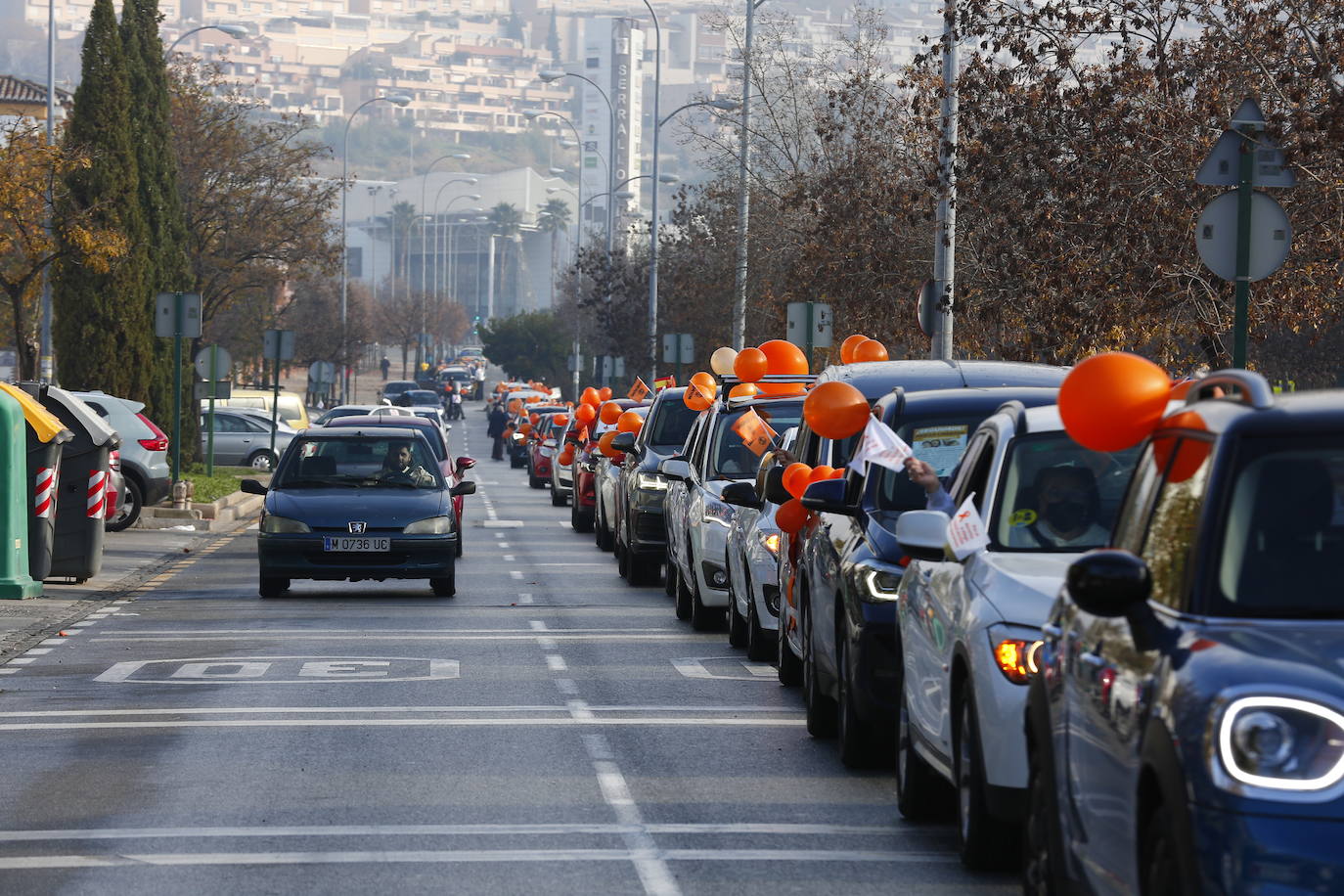 Cientos de coches recorren nuevamente las calles de la ciudad