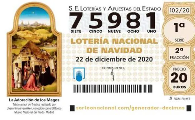 El 75981, un cuarto premio del sorteo de la Lotería de Navidad deja en Granada más de tres millones de euros