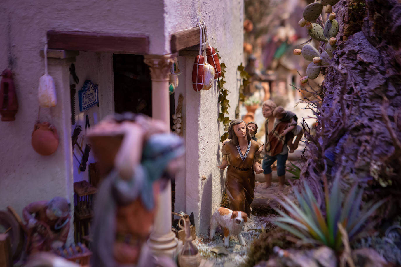 La familia Uribe Ruiz tiene una impresionante colección de belenes. 