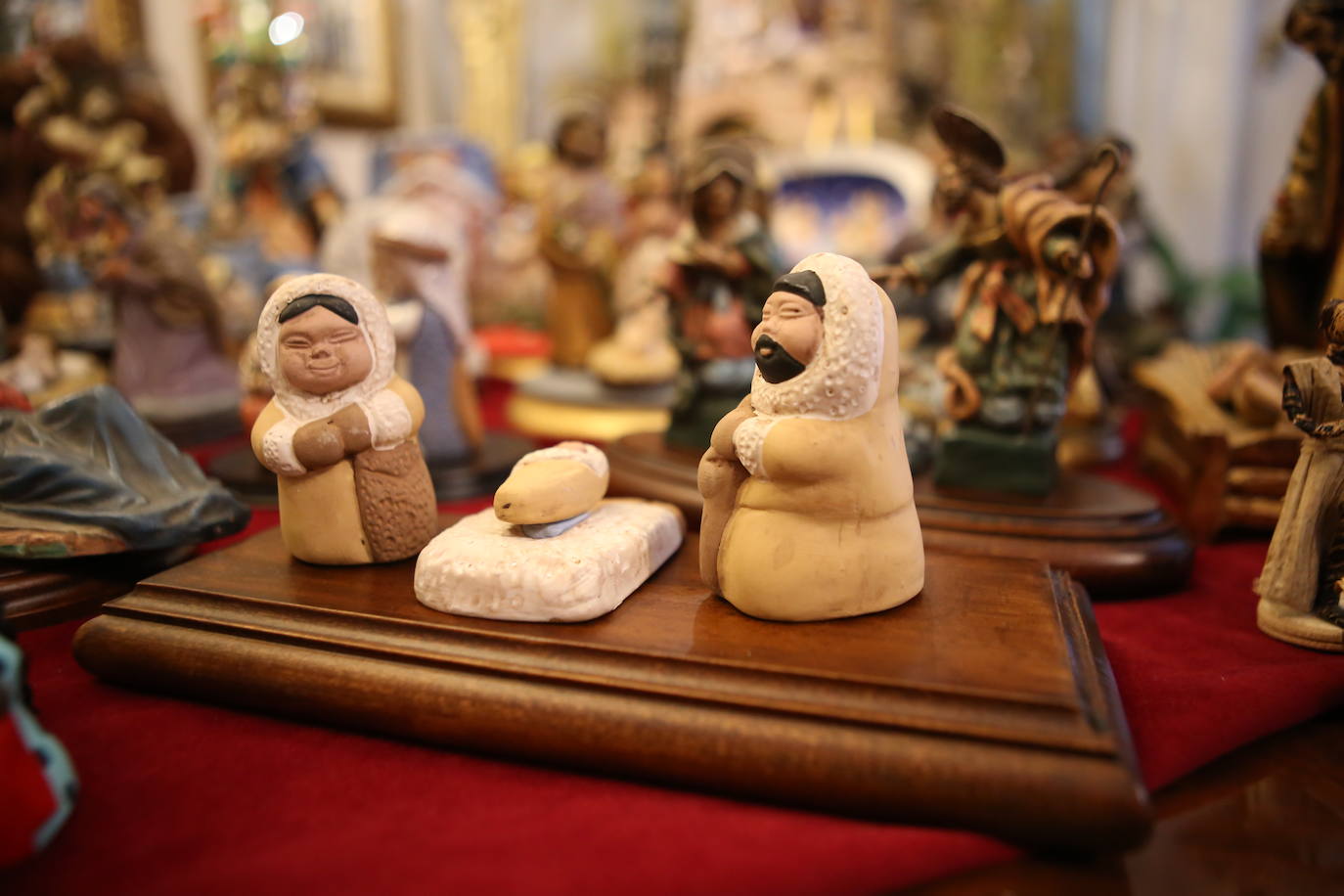 La familia Uribe Ruiz tiene una impresionante colección de belenes. 