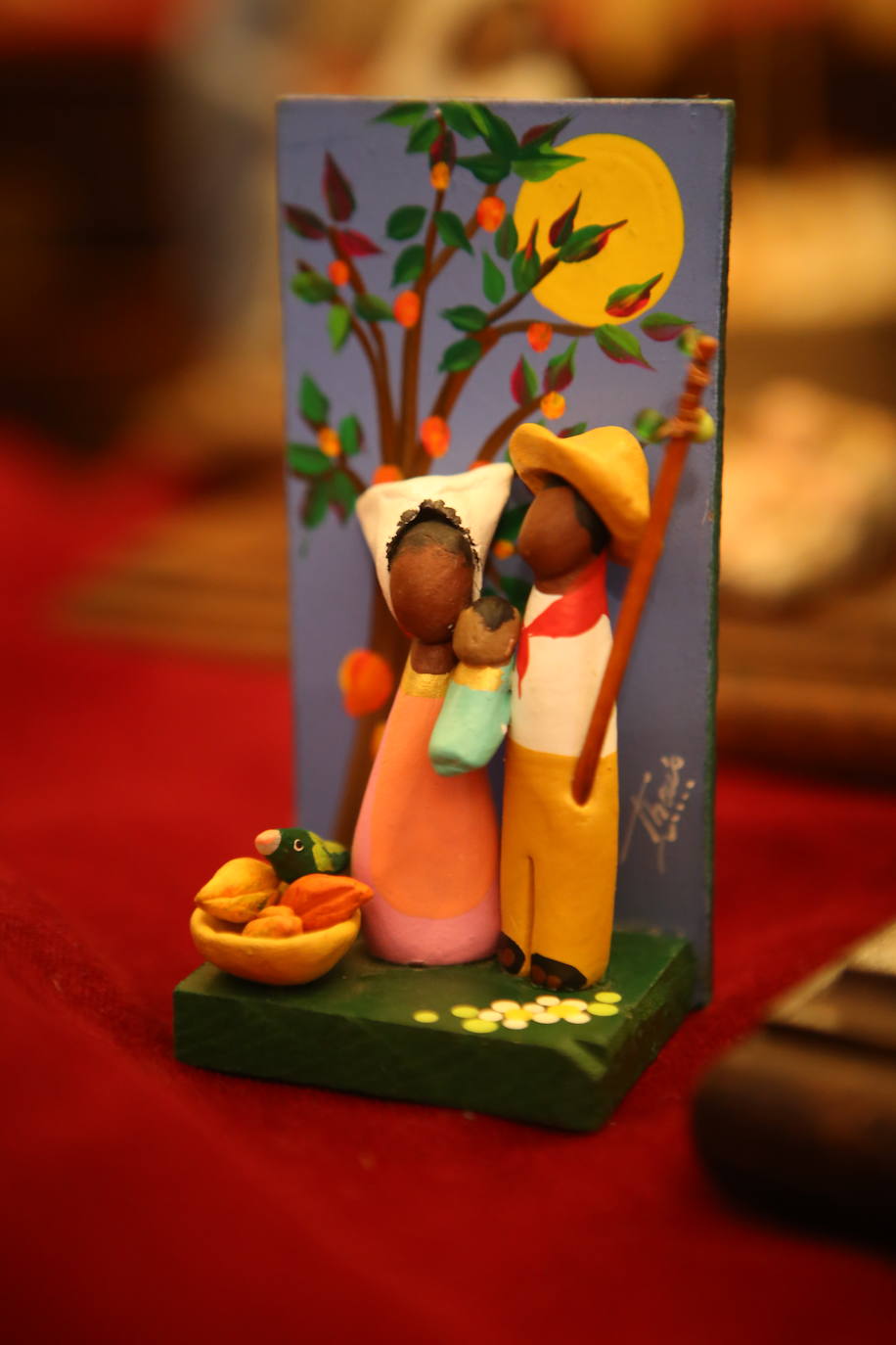 La familia Uribe Ruiz tiene una impresionante colección de belenes. 