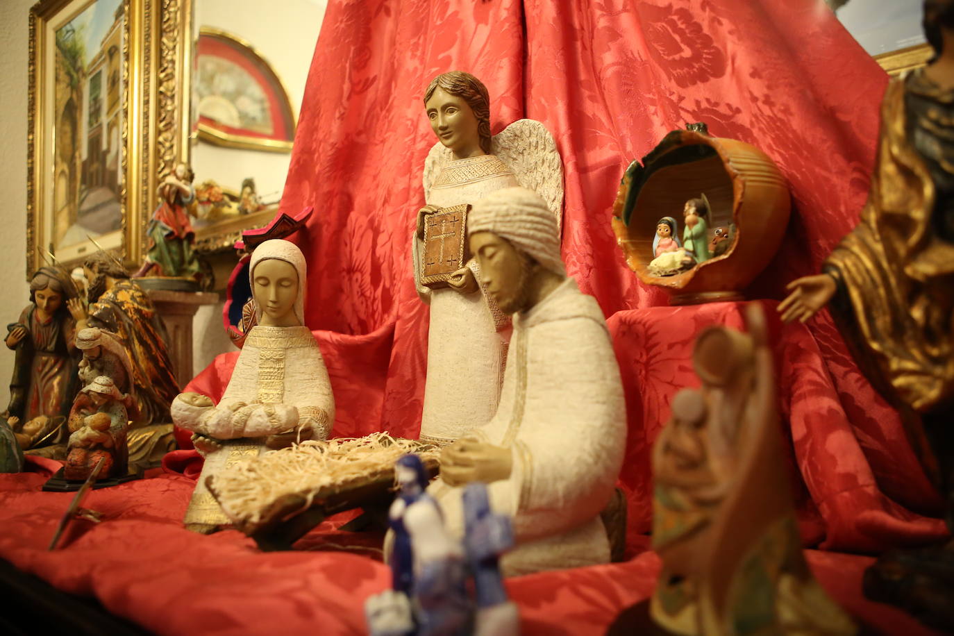 La familia Uribe Ruiz tiene una impresionante colección de belenes. 