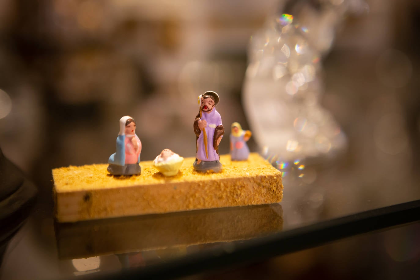 La familia Uribe Ruiz tiene una impresionante colección de belenes. 