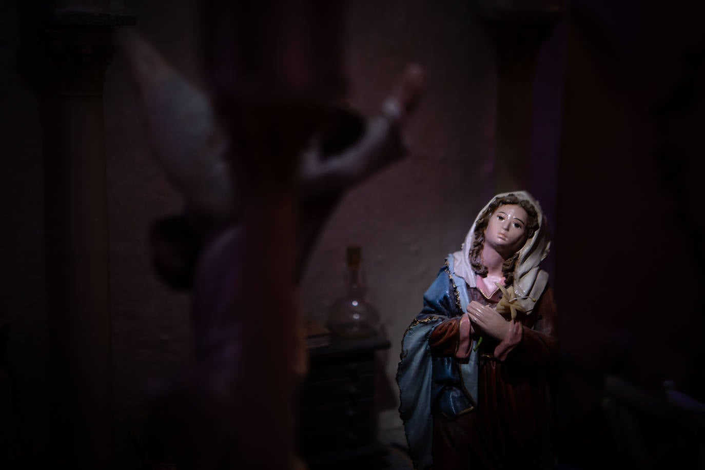 La familia Uribe Ruiz tiene una impresionante colección de belenes. 