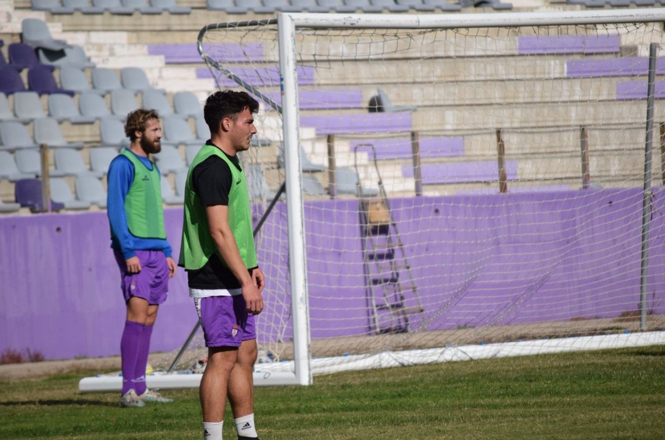 Entrenamiento del Real Jaén. 