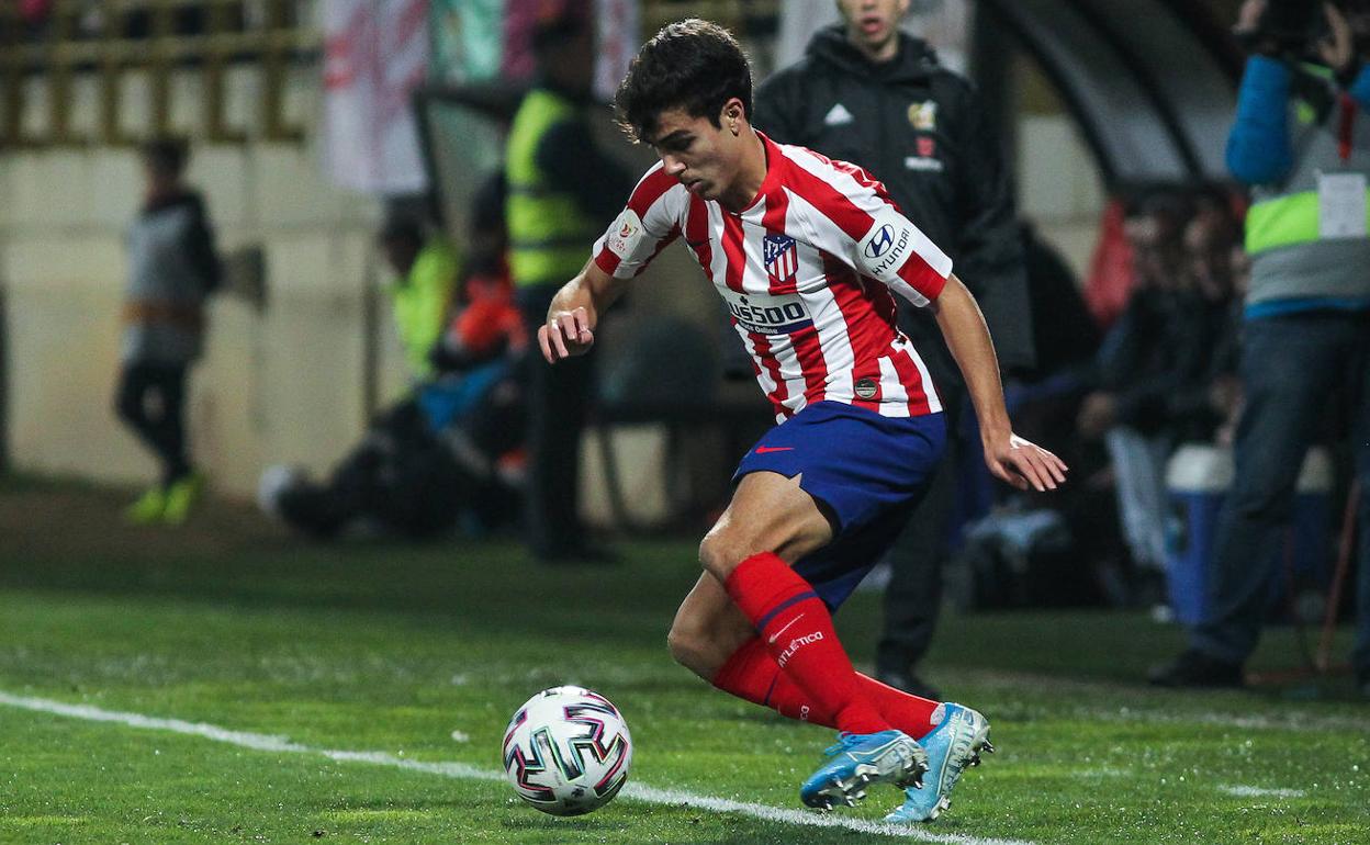 Manu Sánchez, en acción. 