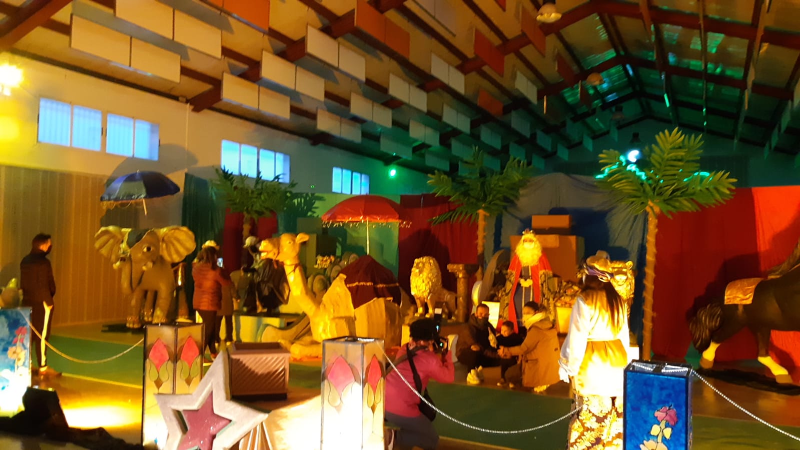 El pabellón de Montefrío ha sido el lugar escogido para la visita.