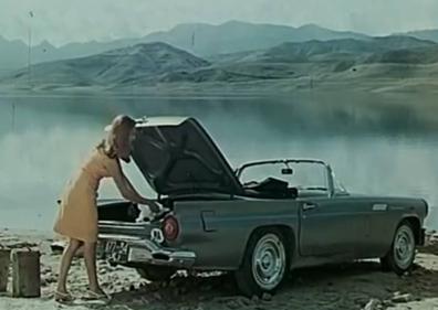 Imagen secundaria 1 - En la foto central, escena de 'El hombre de Marrakech' y abajo, el pantano desde el mismo ángulo en la actualidad. Arriba, la zona que se convirtió en 'aduana francesa'. 