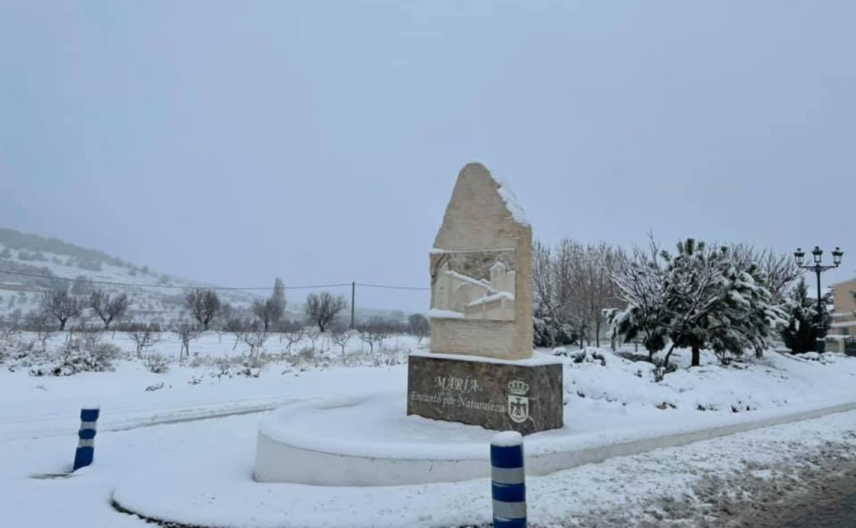 En las carreteras de Los Vélez y de Almanzora se precisa, de momento, el uso de cadenas.