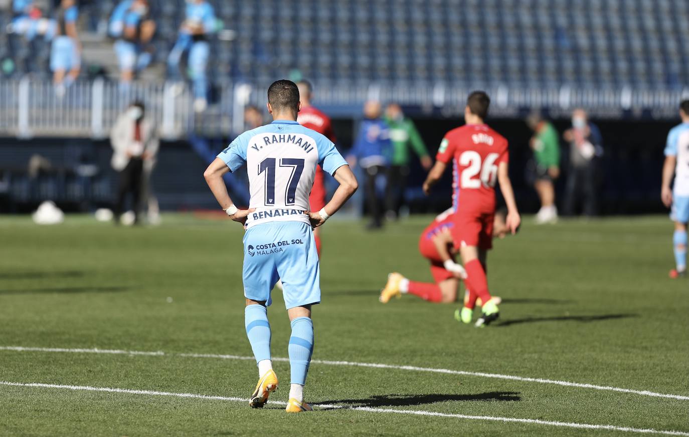Las mejores imágenes del Málaga-Granada en La Rosaleda