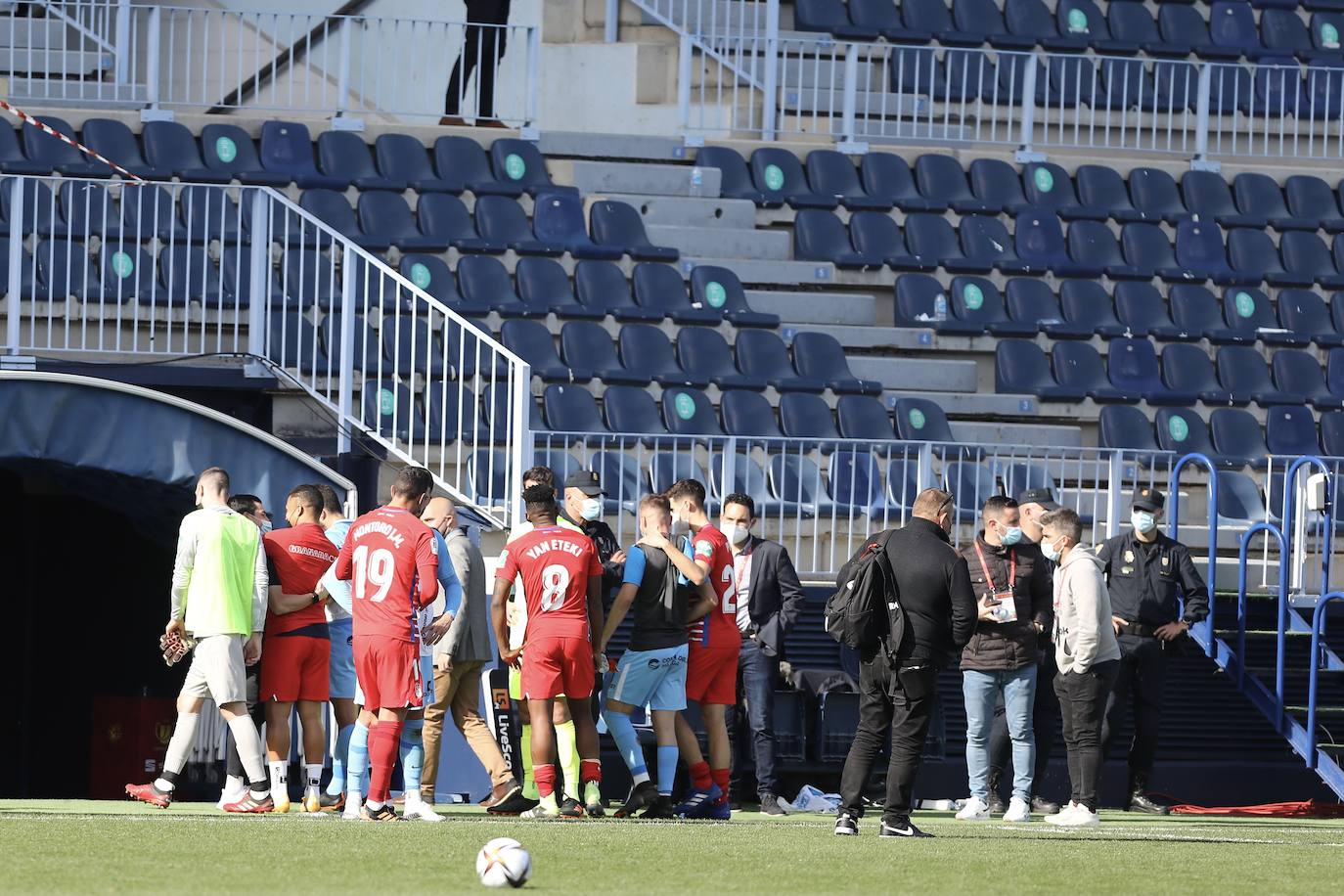 Las mejores imágenes del Málaga-Granada en La Rosaleda
