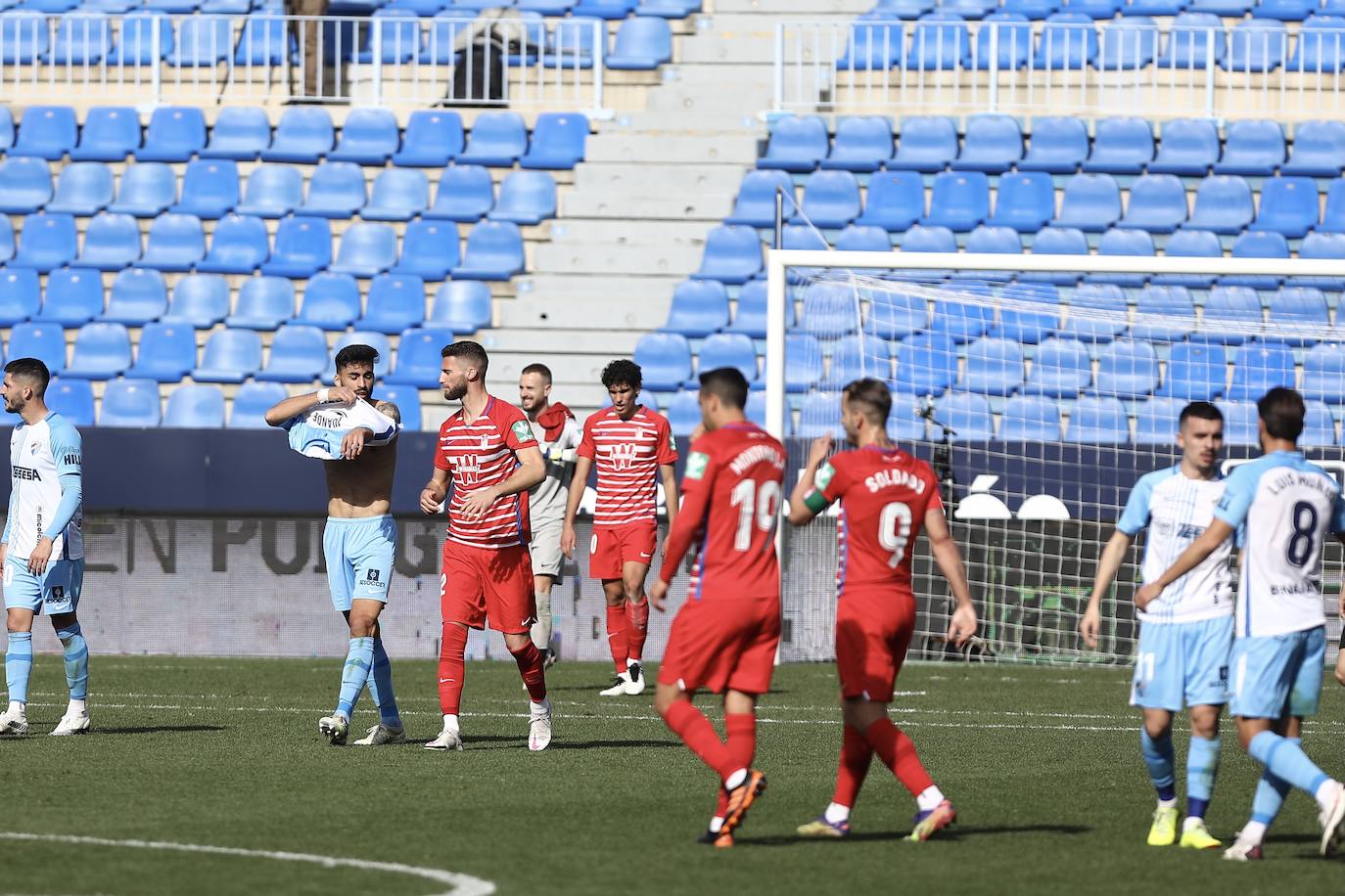 Las mejores imágenes del Málaga-Granada en La Rosaleda