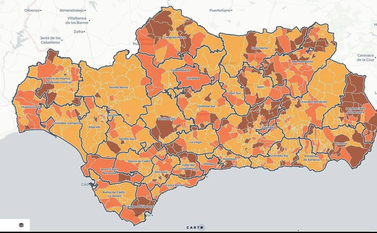 Confinamiento en Andalucía | Consulta todos los municipios andaluces que van a ser confinados o tendrán que cerrar sus bares este sábado