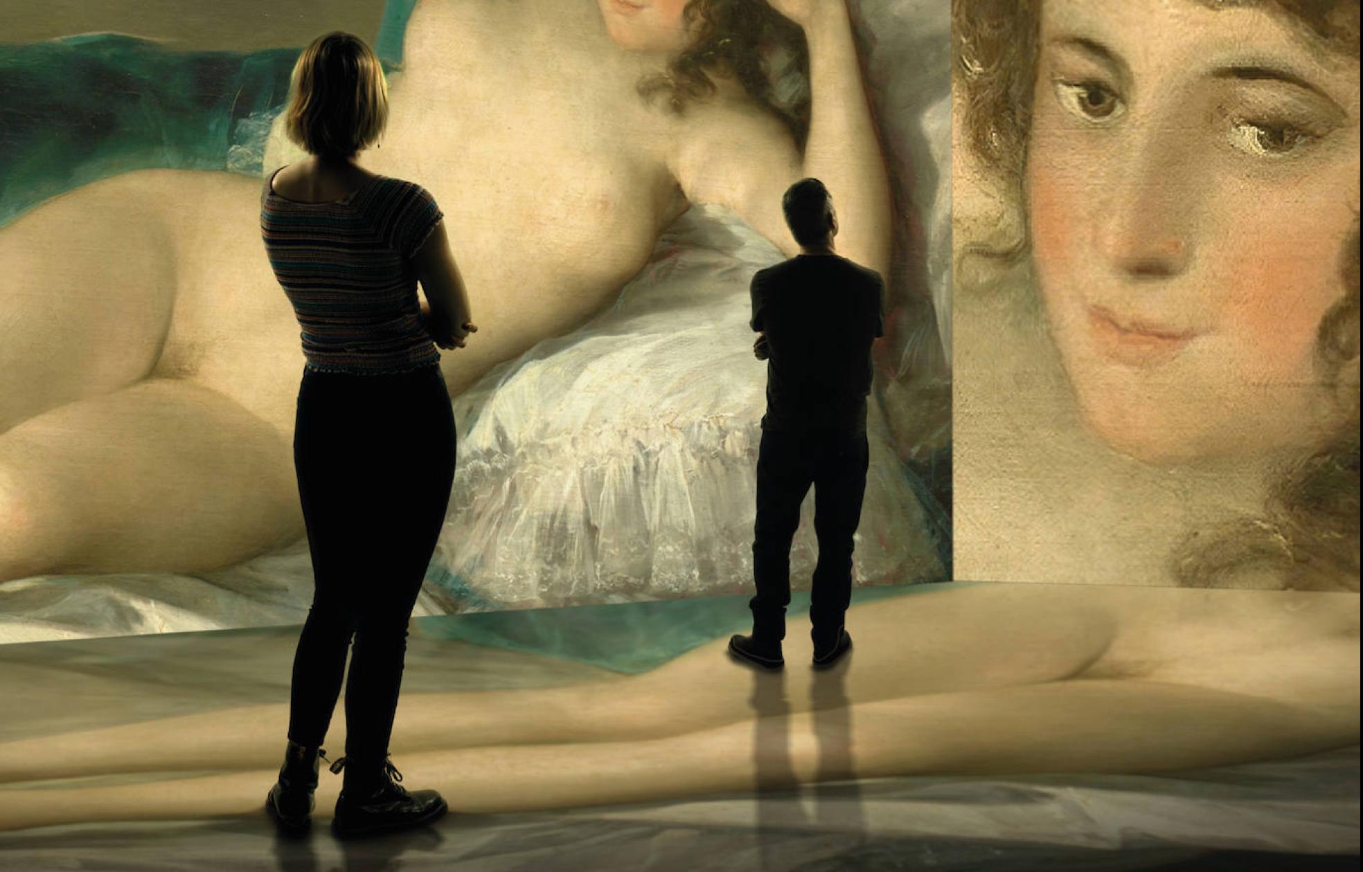 Recreación de la exposición #InGoya en el Palacio de Congresos. 