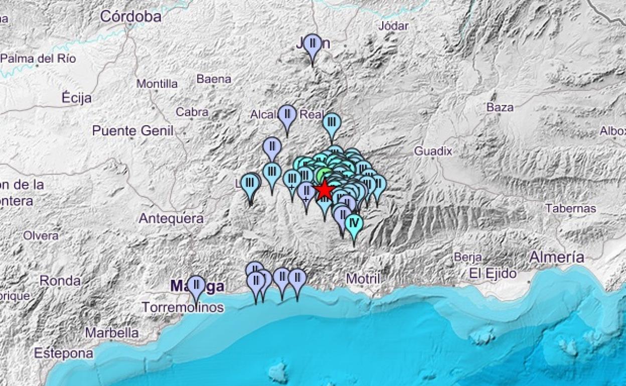 Seísmo en Granada | Todos los municipios en los que se ha sentido el terremoto y su intensidad