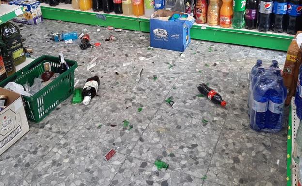 El vídeo que muestra los daños que ha dejado el terremoto en un supermercado de Santa Fe