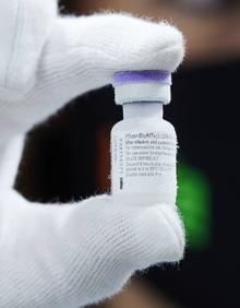 Imagen secundaria 2 - Dentro del búnker donde se conservan las vacunas.