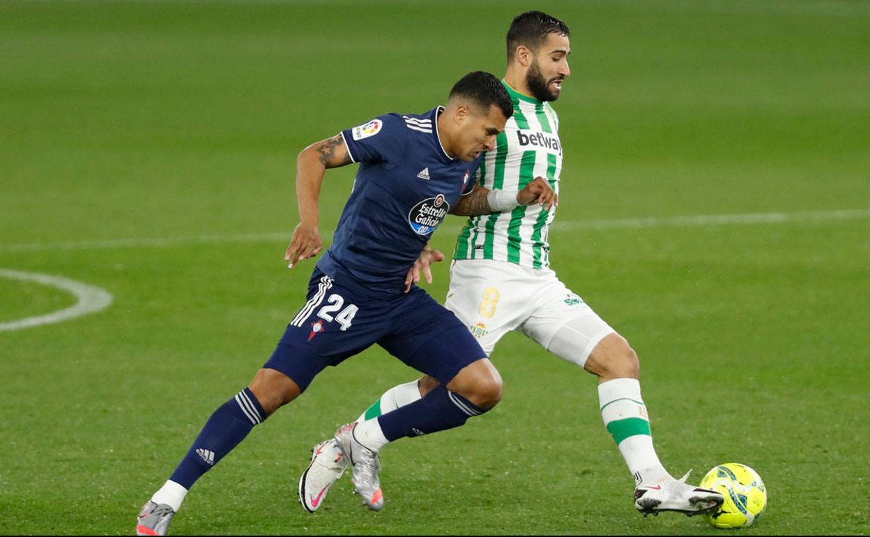 El Celta del ex rojiblanco Jeison Murillo no pudo puntuar en su última salida al campo del Betis. 